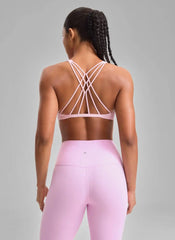 Nakedfeel Low Cut Strappy Bra (6 Straps)