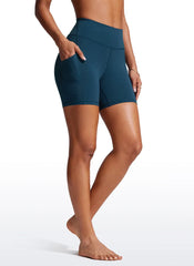 Swim Board High Rise Liner Pocket Shorts 6''