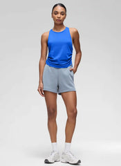 Pima Cotton Racerback Ruched Side Tank