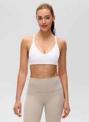 Butterluxe Thin Straps Racerback Sports Bra