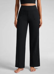 Wide Leg Faux Fly Pocket Pant 30"