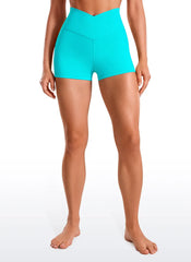 Butterluxe V Cross Waist Shorts 3"