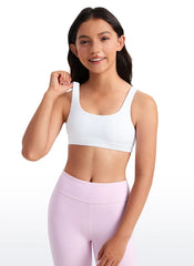 Butterluxe Girls Scoop Neck Sport Bra U Back