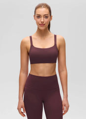 Butterluxe Adjustable Wide Strap Sports Bra