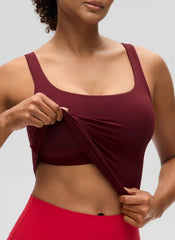 Butterluxe U Neck Built in Bra Tank
