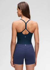 Low Cut U Neck Y Back Shelf Bra Tank
