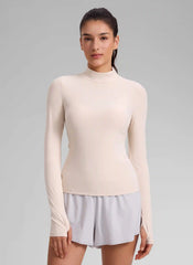 Cloudweight Mock Neck Long Sleeve