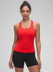 Butterluxe Racerback Waist Length Tank