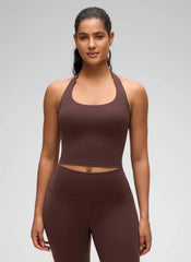 Butterluxe Built in Bra Halter Tank