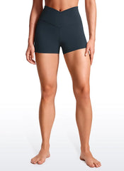 Butterluxe V Cross Waist Shorts 3"