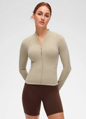 Butterluxe V Neck Waist Length Jacket