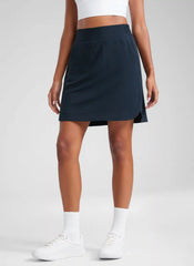Feathery-Fit Soft A Line Pocket Skirt 18''