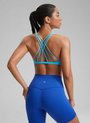 Nakedfeel Low Cut Strappy Bra (6 Straps)