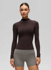 Softembrace Mock Neck Long Sleeve