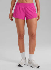 Feathery-Fit Soft Liner Zip Pocket Shorts 2.5''
