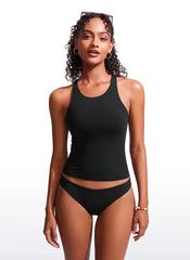 High Neck Racerback Tankini Top