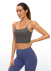Brushed Nakedfeel Longline Adjustable Bra