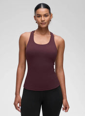 Butterluxe Waist Length Built in Bra Tank