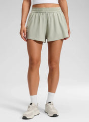 Feathery-Fit Drapey Relaxed Fit Shorts 2.5"