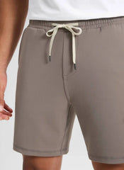 Drawstring Performance Knit Shorts 7"