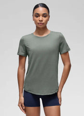 Pima Cotton Round Neck Short Sleeve