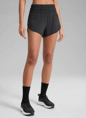 Feathery-Fit Soft Pocket High Rise Shorts 3''