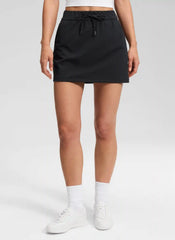 Stretch Drawstring Liner Skirt 15'' - 5 Pocket