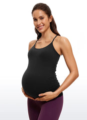 Butterluxe Ruche Sides Y Back Maternity Tank