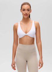 Butterluxe Twist V Neck U Back Sports Bra