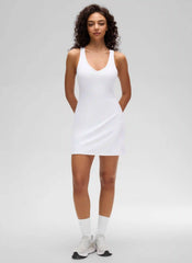 Butterluxe Cross Back Keyhole Mini Dress
