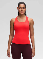 Butterluxe Waist Length Built in Bra Tank