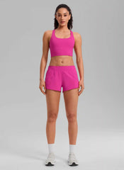 Feathery-Fit Soft Liner Zip Pocket Shorts 2.5''
