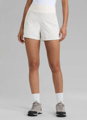 Ripstop Zip Pocket Mid Rise Shorts 4''