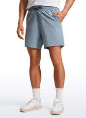 Lightweight Athletic Pocketed Shorts 7''- Linerless