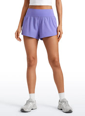 Butterluxe-Light Dolphin High Rise Shorts 2.5"