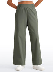 Stretch Wide Leg Casual Pant 30"