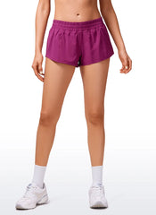 Feathery-Fit Soft Liner Zip Pocket Shorts 2.5''