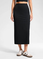 Butterlift® High Rise Back Slit Maxi Pencil Skirt