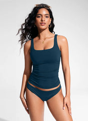 Sunshine Square Neck Tankini Top