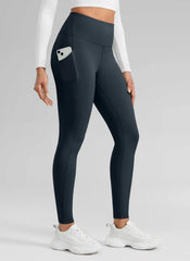 Water Resistant Fleece Lined Pocket Legging 28"