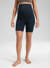 Softretch Maternity No Front Seam Shorts 6"