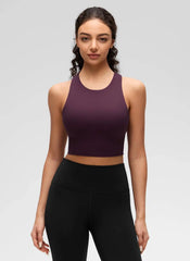 Butterluxe High Neck Built in Bra Tank