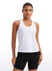Pima Cotton Sleeveless  Scoop Neck Tank