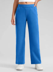 SoftAura Girls High Rise Wide Leg Sweatpant