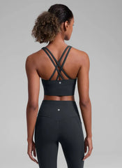 Nakedfeel Longline Criss Cross Back Bra