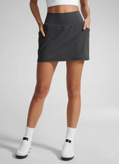 Butterlift® High Rise Pocket A Line Skirt 15''