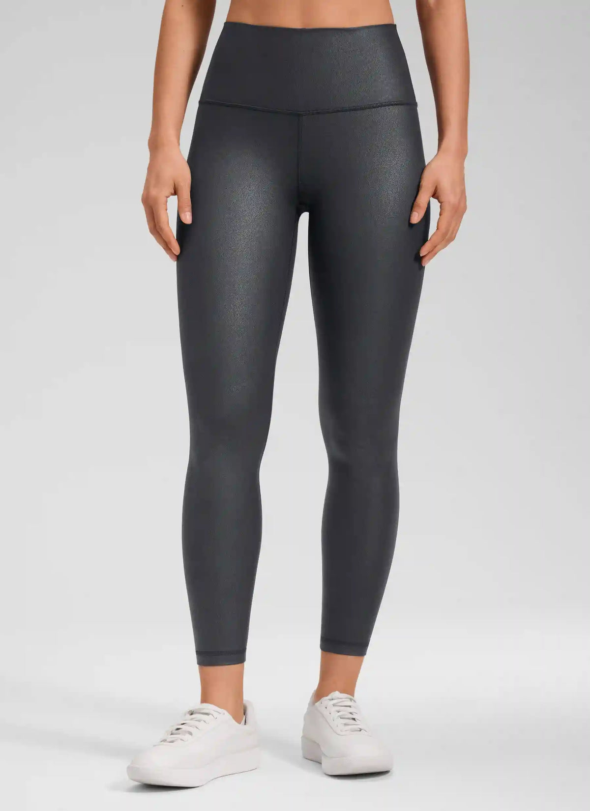 Matte Faux Leather Legging 25''