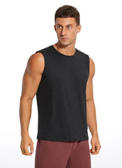 Stretch Quick Dry Tank Tops Crewneck