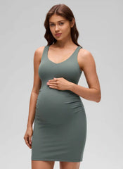 Butterluxe Maternity V Neck Tennis Dress