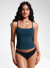 Sunshine Racerback Spaghetti Strap Tankini